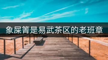 象屎箐是易武茶區(qū)的老班章？