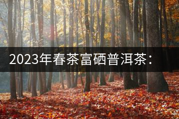 2023年春茶富硒普洱茶：1.富硒有機(jī)手工生普，市場(chǎng)指導(dǎo)價(jià)800元／公斤；2.富硒有機(jī)一級(jí)紅茶，市場(chǎng)指導(dǎo)價(jià)800元／公斤；3.富硒有機(jī)熟普餅，市場(chǎng)指導(dǎo)價(jià)1000元／公斤；4.富硒有機(jī)月光白茶，市場(chǎng)指導(dǎo)價(jià)800元／公斤。