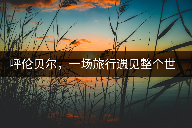呼倫貝爾，一場(chǎng)旅行遇見(jiàn)整個(gè)世界