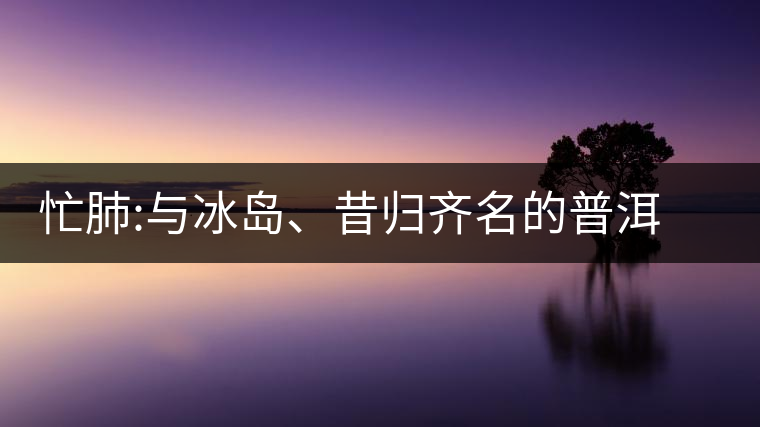 忙肺:與冰島、昔歸齊名的普洱茶忙肺：與冰島、昔歸齊名的普洱茶