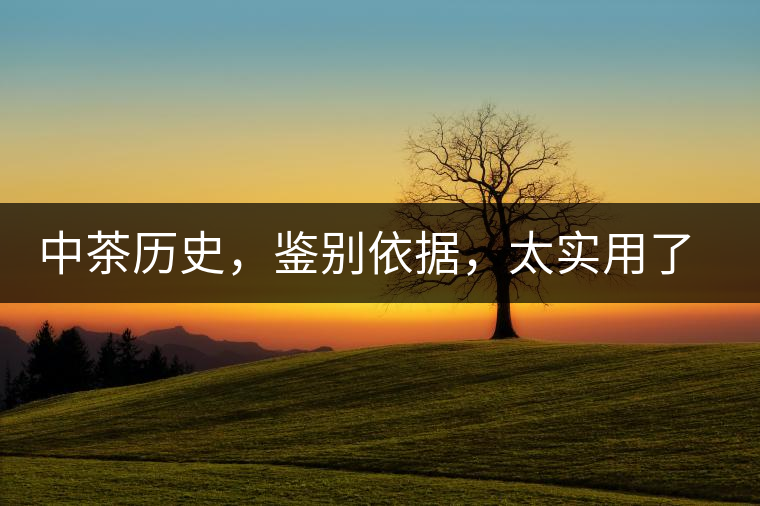 中茶歷史，鑒別依據(jù)，太實(shí)用了中茶歷史，鑒別依據(jù)，太實(shí)用了