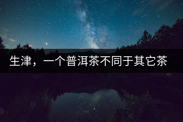 生津，一個普洱茶不同于其它茶類的品鑒指標(biāo)