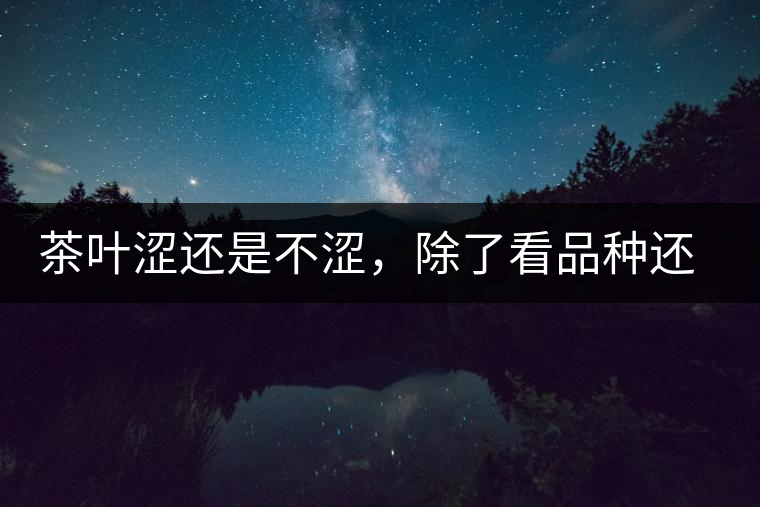 茶葉澀還是不澀，除了看品種還要看工藝
