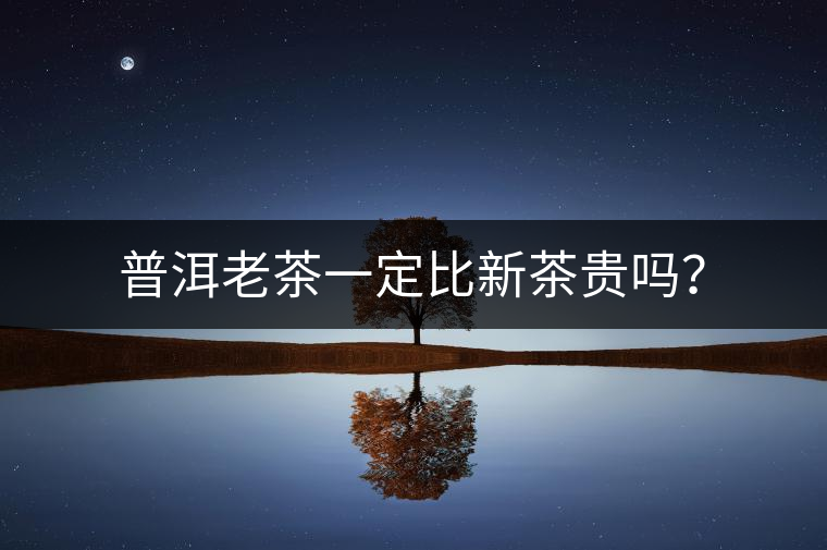 普洱老茶一定比新茶貴嗎? 普洱老茶一定比新茶貴嗎?