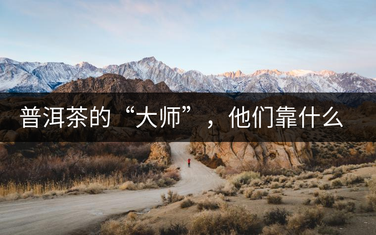普洱茶的“大師”，他們靠什么來斷茶？