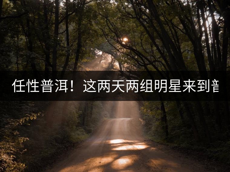 任性普洱！這兩天兩組明星來到普洱！