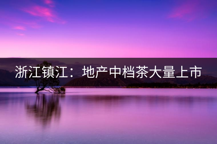 浙江鎮(zhèn)江：地產(chǎn)中檔茶大量上市