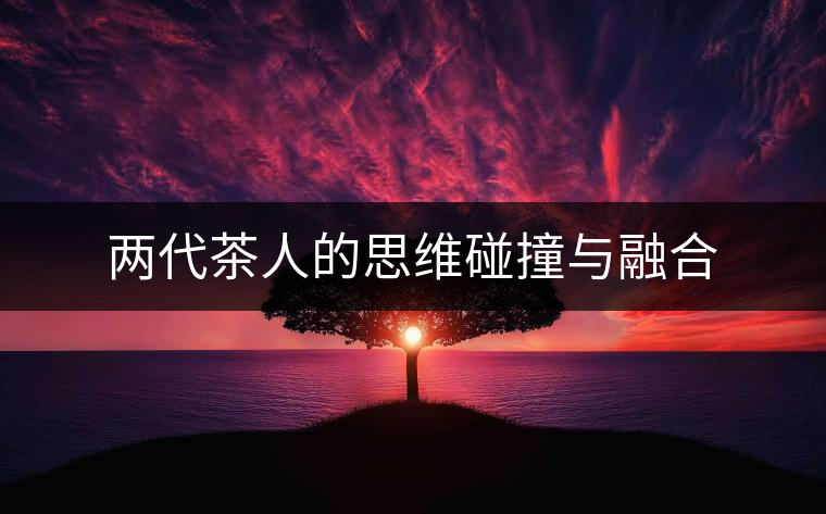 兩代茶人的思維碰撞與融合 兩代茶人的思維碰撞與融合