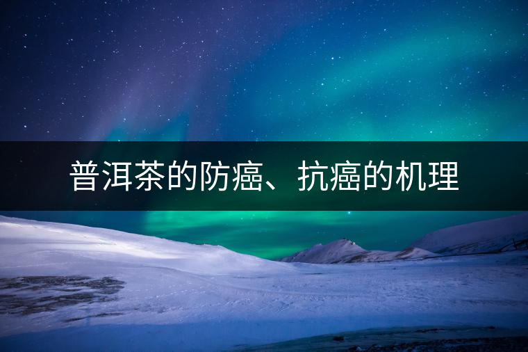 普洱茶的防癌、抗癌的機理