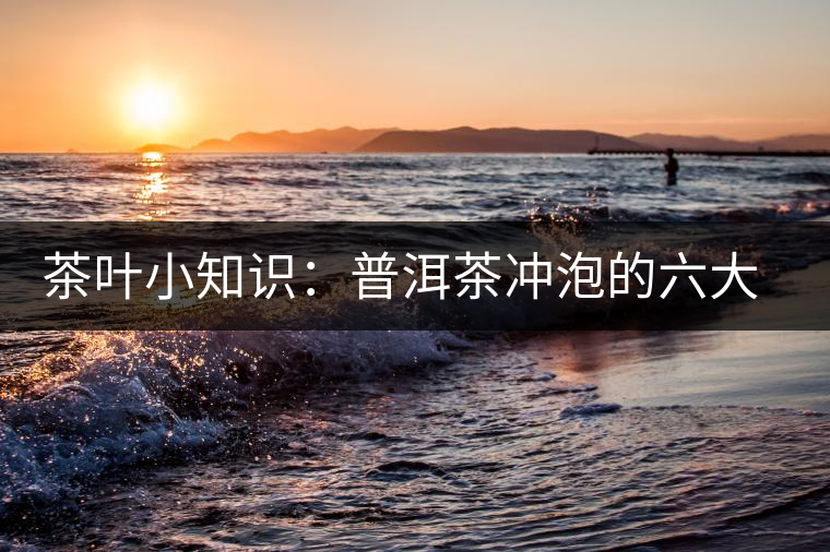 茶葉小知識:普洱茶沖泡的六大技巧(進(jìn)階六式) 茶葉小知識:普洱茶沖泡的六大技巧(進(jìn)階六式)