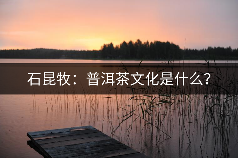 石昆牧：普洱茶文化是什么？
