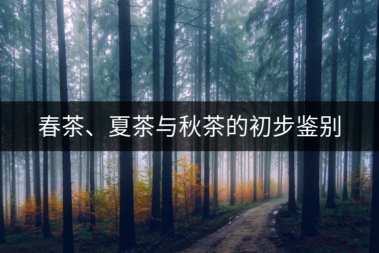 春茶、夏茶與秋茶的初步鑒別