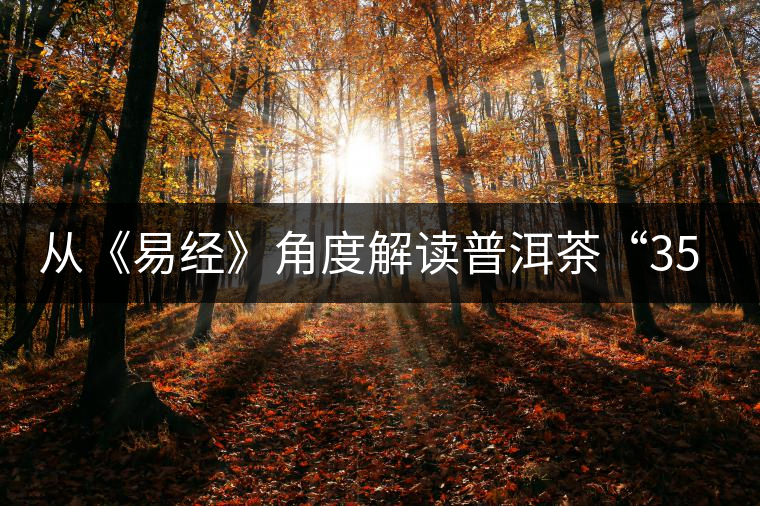 從《易經(jīng)》角度解讀普洱茶“357”克這個神秘數(shù)字