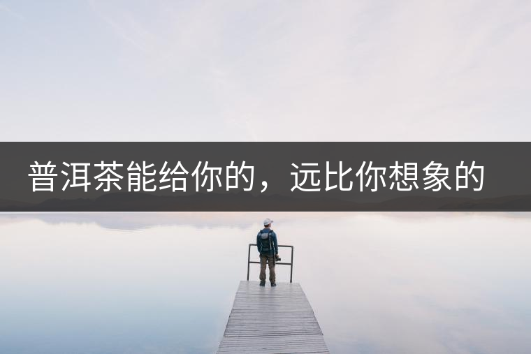 普洱茶能給你的，遠(yuǎn)比你想象的要多