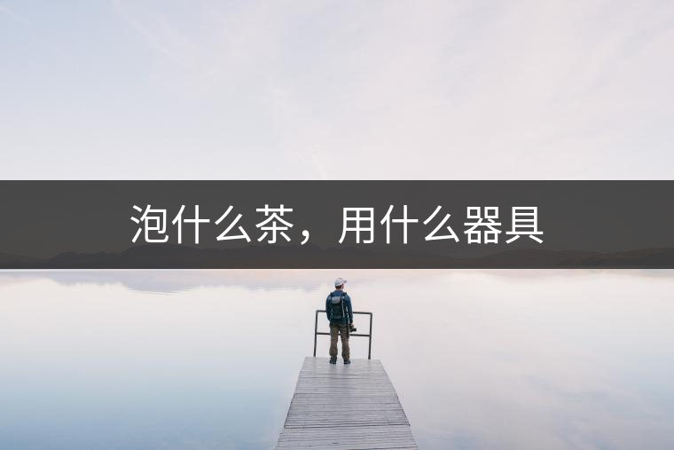 泡什么茶，用什么器具