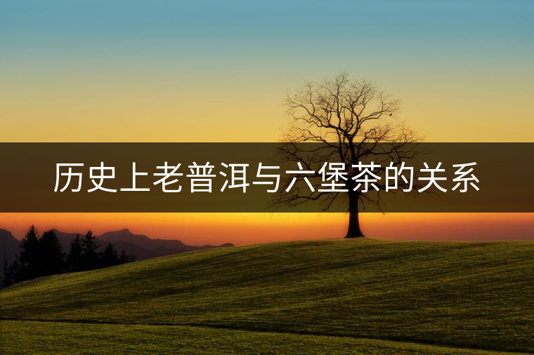 歷史上老普洱與六堡茶的關(guān)系 歷史上老普洱與六堡茶的關(guān)系