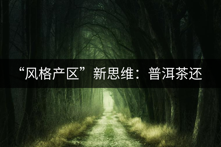 “風(fēng)格產(chǎn)區(qū)”新思維：普洱茶還有無必要再區(qū)分山頭？