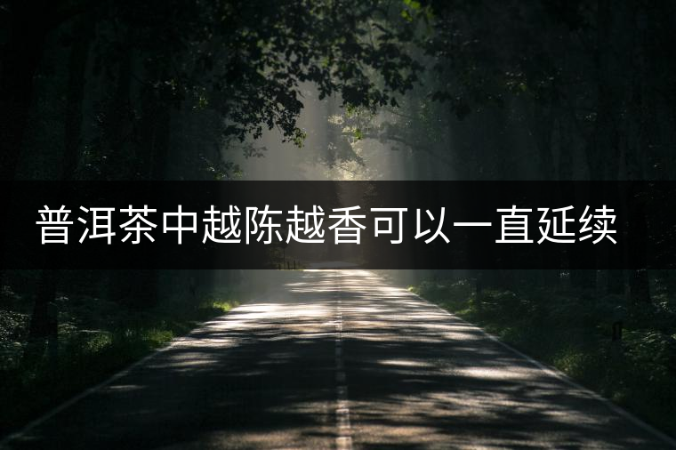 普洱茶中越陳越香可以一直延續(xù)下去嗎？