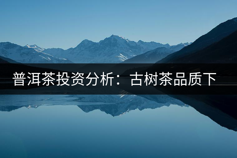 普洱茶投資分析：古樹茶品質(zhì)下滑？過度采摘才是根源所在