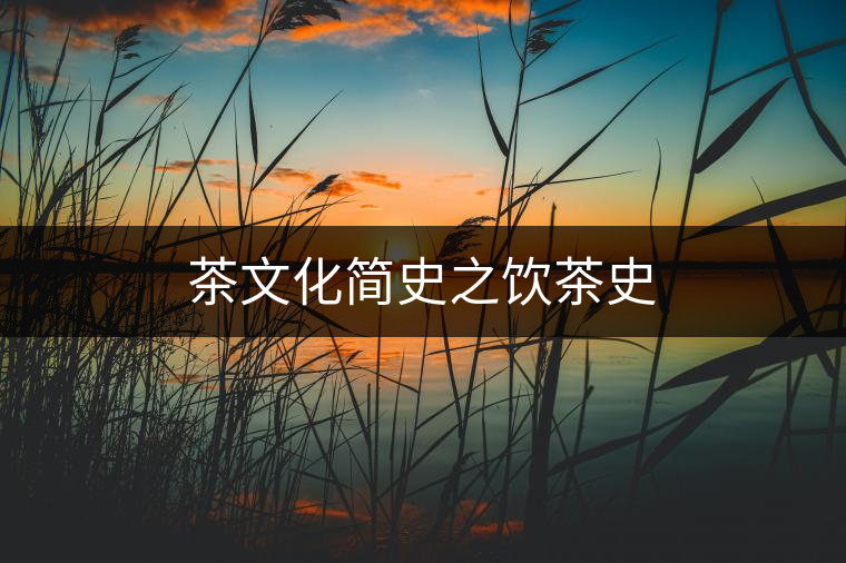 茶文化簡史之飲茶史 茶文化簡史之飲茶史