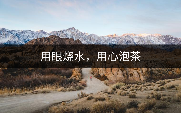 用眼燒水，用心泡茶