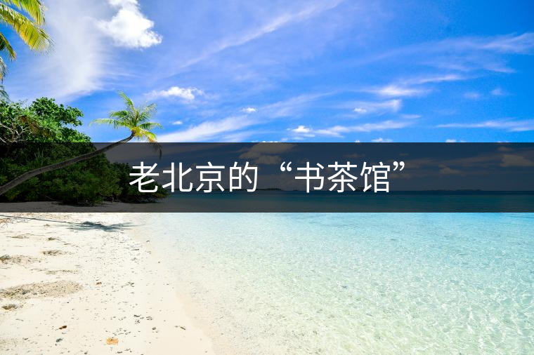 老北京的“書(shū)茶館” 老北京的“書(shū)茶館”