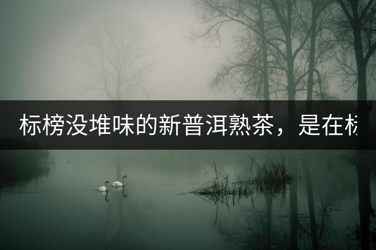 標榜沒堆味的新普洱熟茶，是在標榜無知！