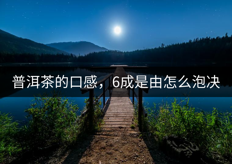 普洱茶的口感，6成是由怎么泡決定的！