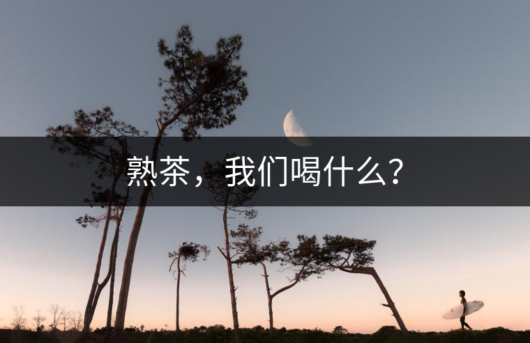 熟茶，我們喝什么？
