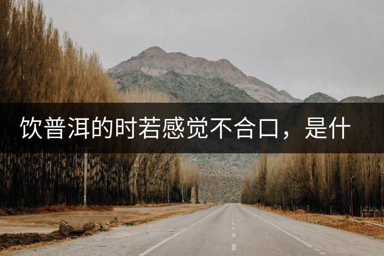 飲普洱的時(shí)若感覺不合口，是什么原呢？