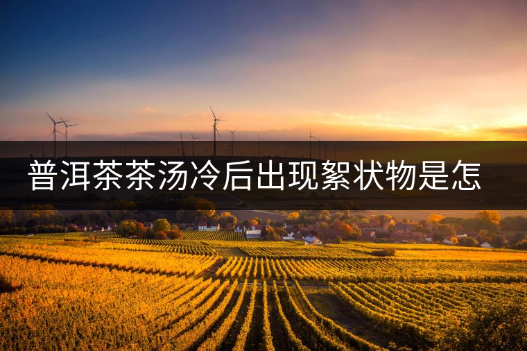 普洱茶茶湯冷后出現(xiàn)絮狀物是怎么回事？