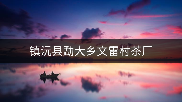 鎮(zhèn)沅縣勐大鄉(xiāng)文雷村茶廠