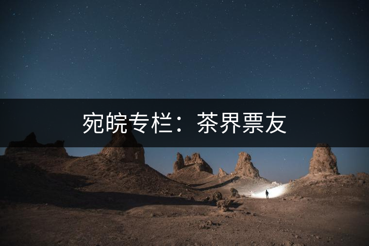 宛皖專(zhuān)欄:茶界票友 宛皖專(zhuān)欄:茶界票友