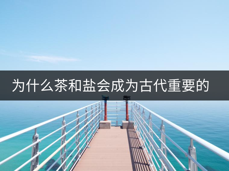 為什么茶和鹽會(huì)成為古代重要的經(jīng)濟(jì)戰(zhàn)略物資？