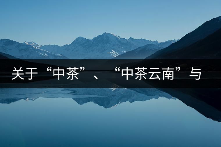 關(guān)于“中茶”、“中茶云南”與“昆明茶廠”的一些歷史資料