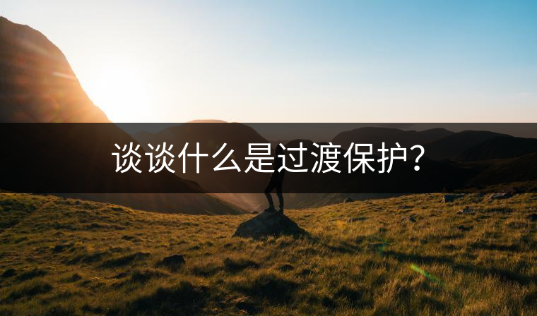 談?wù)勈裁词沁^(guò)渡保護(hù)？