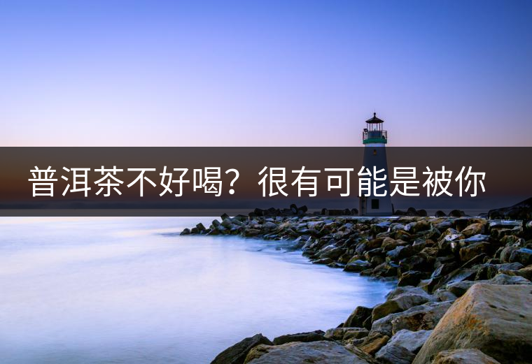 普洱茶不好喝？很有可能是被你放壞的