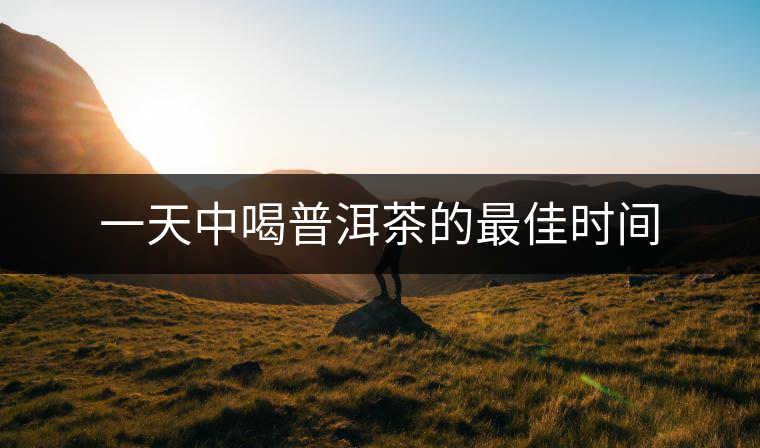 一天中喝普洱茶的最佳時(shí)間