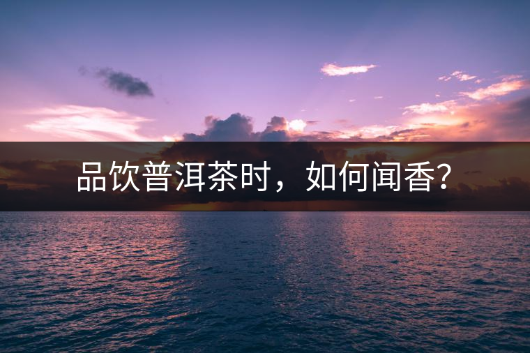 品飲普洱茶時，如何聞香？