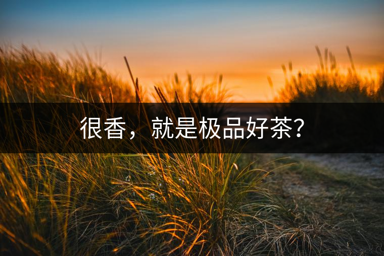 很香，就是極品好茶？