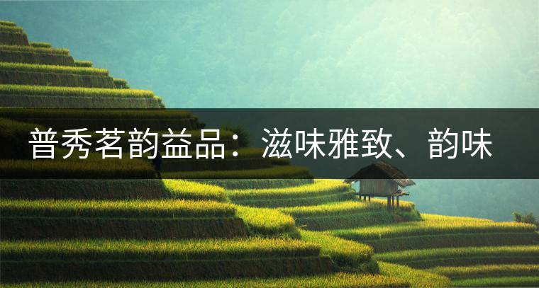 普秀茗韻益品：滋味雅致、韻味悠然