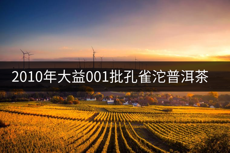 2010年大益001批孔雀沱普洱茶生茶賞析