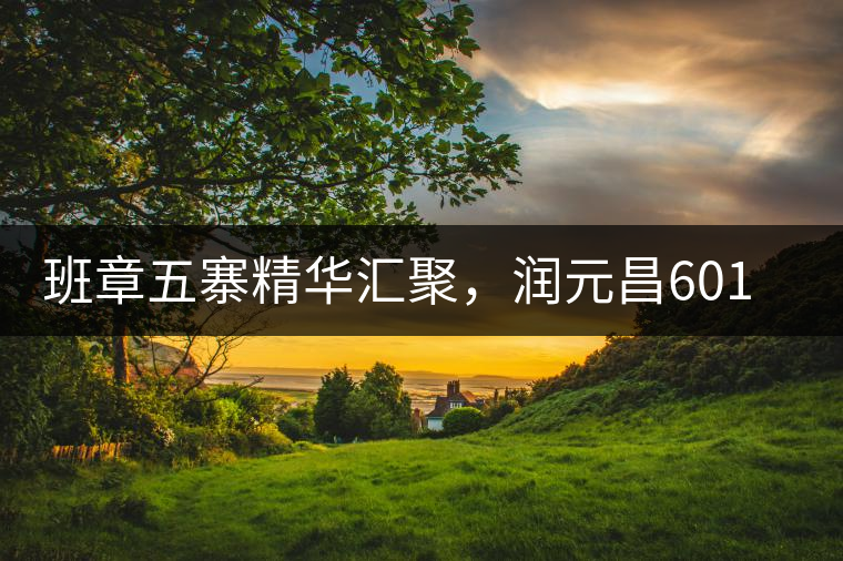 班章五寨精華匯聚，潤元昌601班章之春震撼來襲