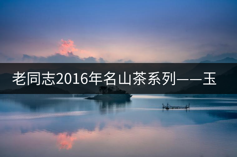 老同志2016年名山茶系列——玉壽神韻 老同志2016年名山茶系列——玉壽神韻