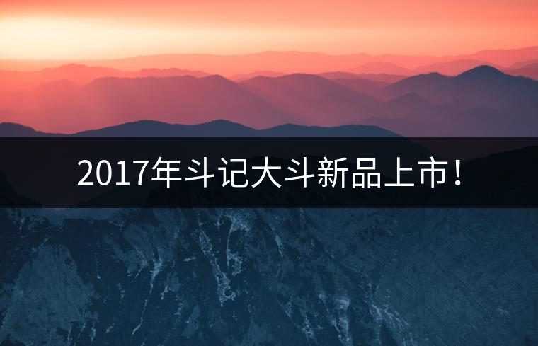 2017年斗記大斗新品上市！