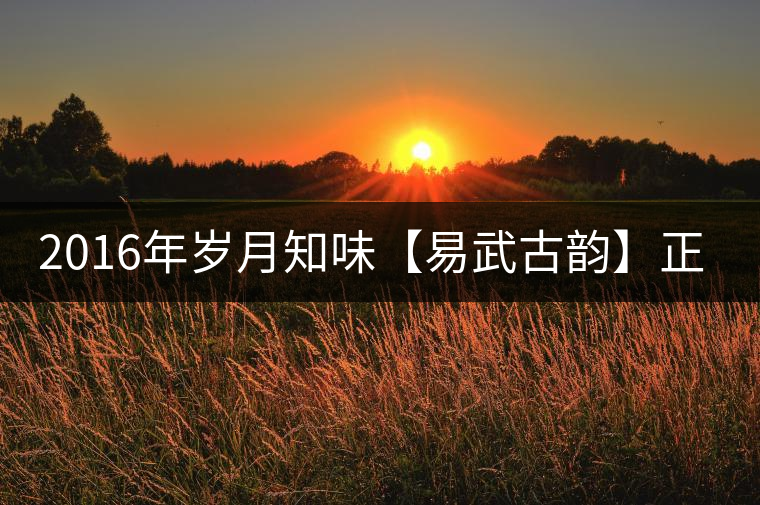 2016年歲月知味【易武古韻】正式上市 2016年歲月知味【易武古韻】正式上市