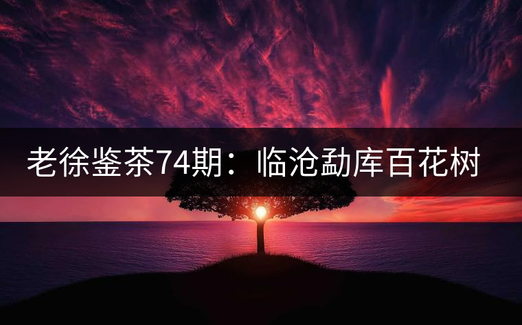 老徐鑒茶74期:臨滄勐庫百花樹混采古樹茶品鑒報(bào)告(北京茶友寄) 老徐鑒茶74期:臨滄勐庫百花樹混采古樹茶品鑒報(bào)告(北京茶友寄)