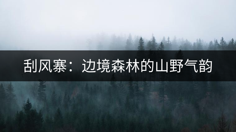 刮風寨：邊境森林的山野氣韻