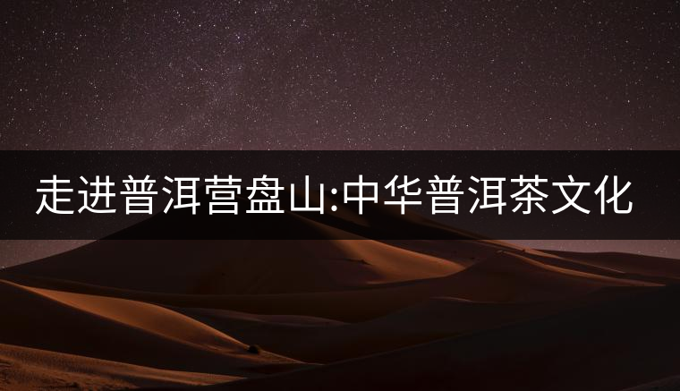 走進普洱營盤山:中華普洱茶文化博覽苑