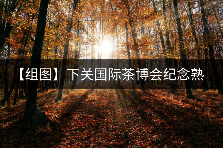 【組圖】下關(guān)國際茶博會(huì)紀(jì)念熟餅開湯